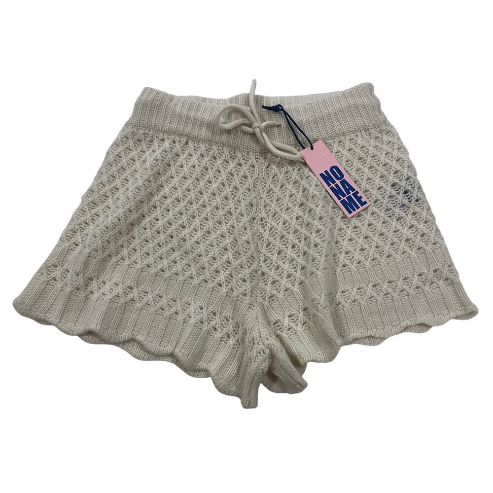 15-87 NO NAME by NAKED CASHMERE NWT $168 100% Knit Cashmere Shorts Medium
